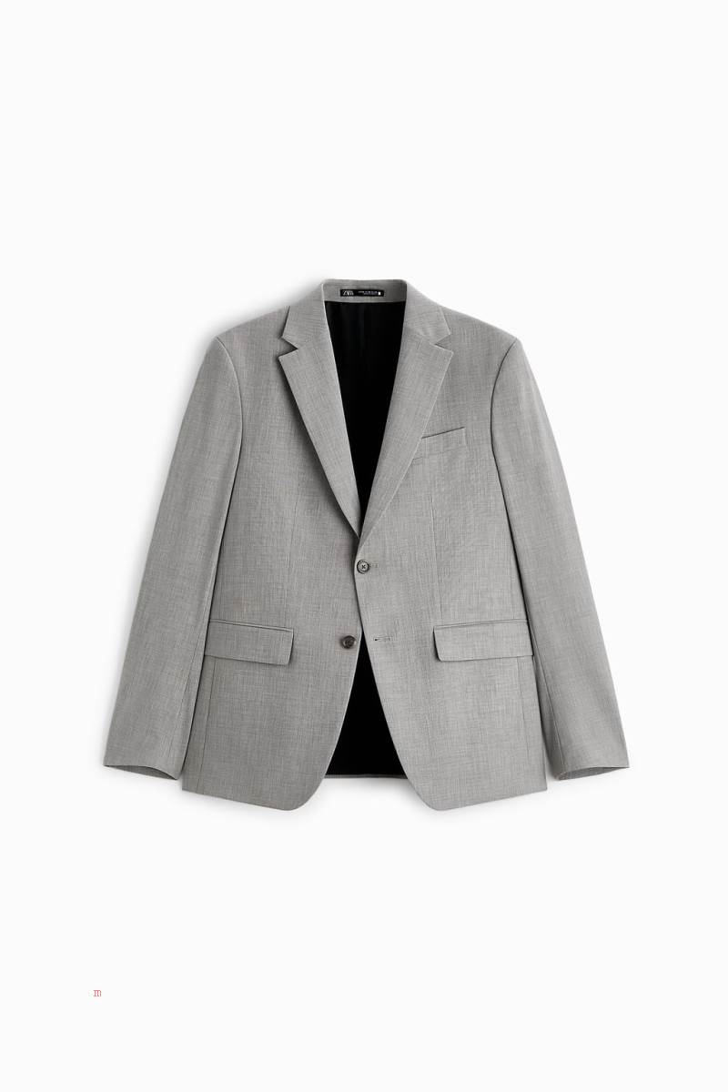 ZARA SUIT Blazers Herr Grå | VEYUN-4162
