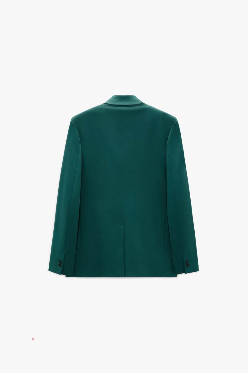 ZARA SUIT Blazers Herr Gröna | BHOTM-4069