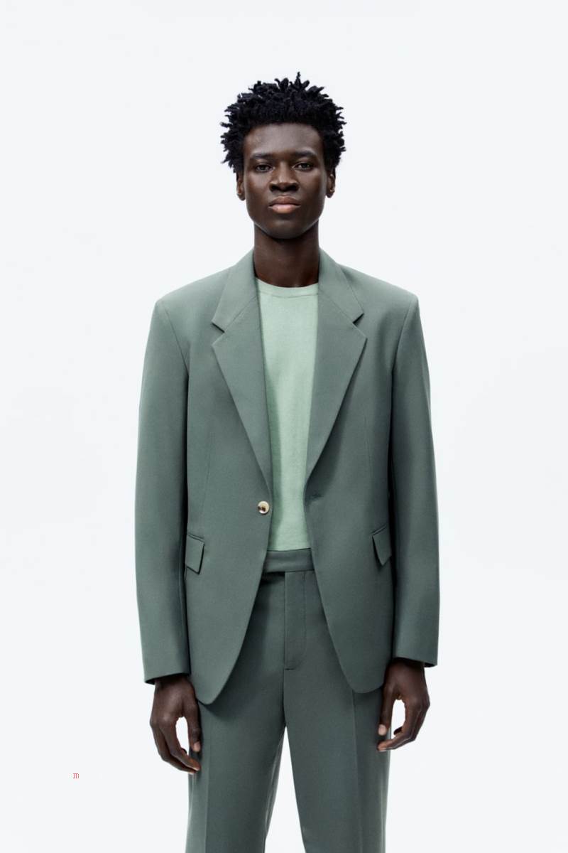 ZARA SUIT Blazers Herr Gröna | ZWGQS-1872