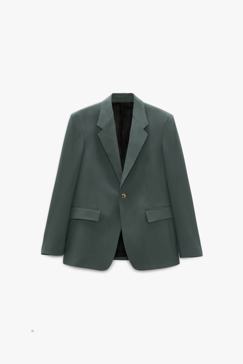 ZARA SUIT Blazers Herr Gröna | ZWGQS-1872