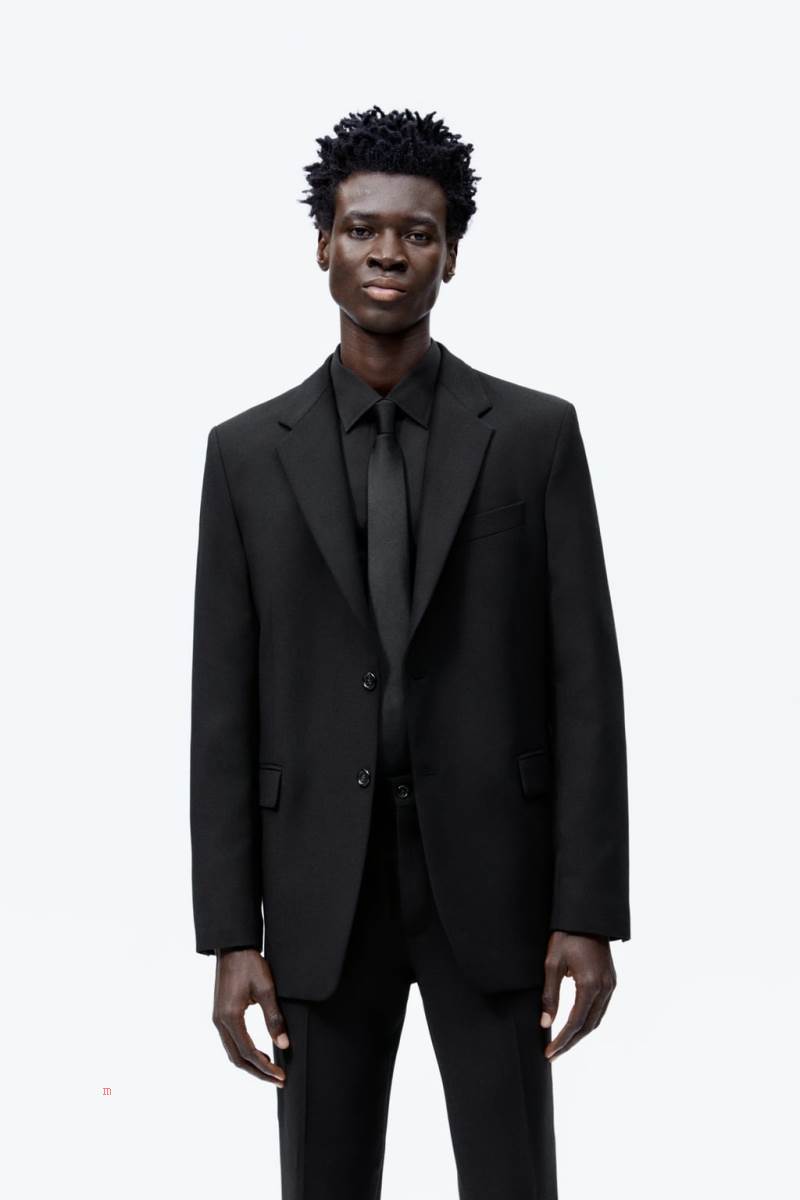 ZARA SUIT Blazers Herr Svarta | ZHYCT-8642