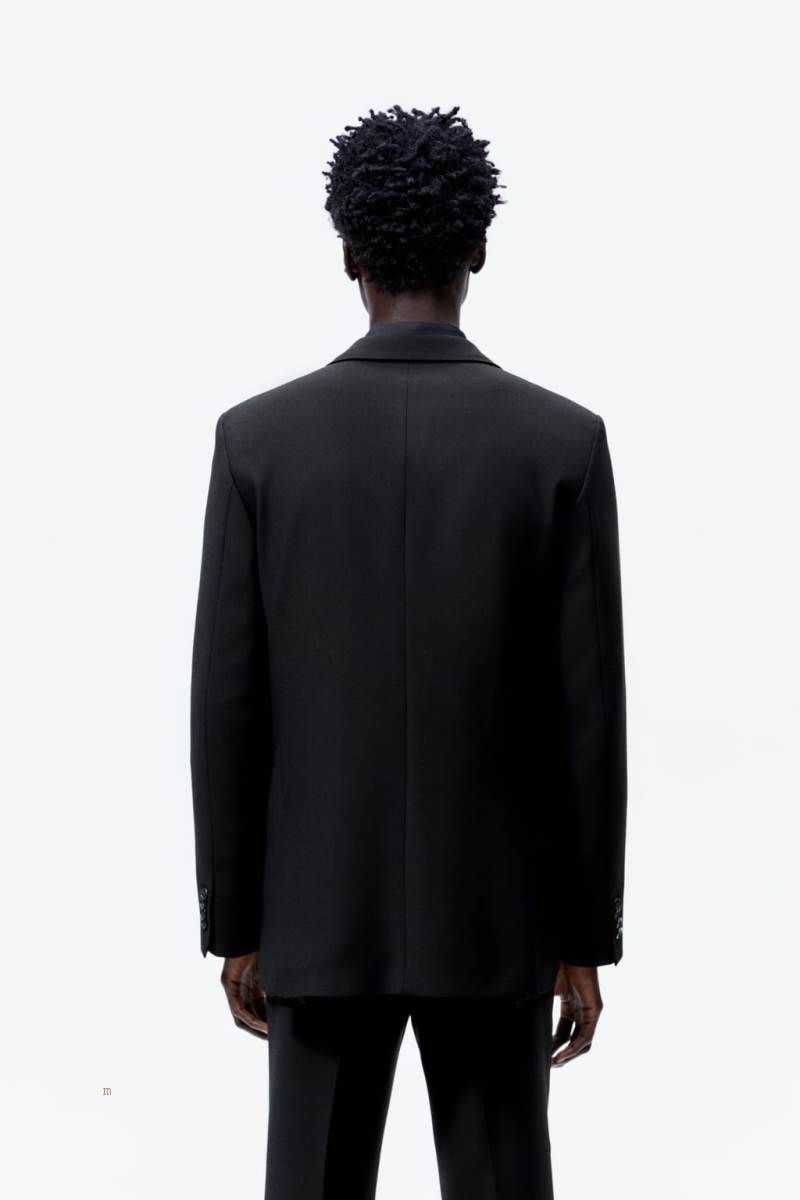 ZARA SUIT Blazers Herr Svarta | ZHYCT-8642