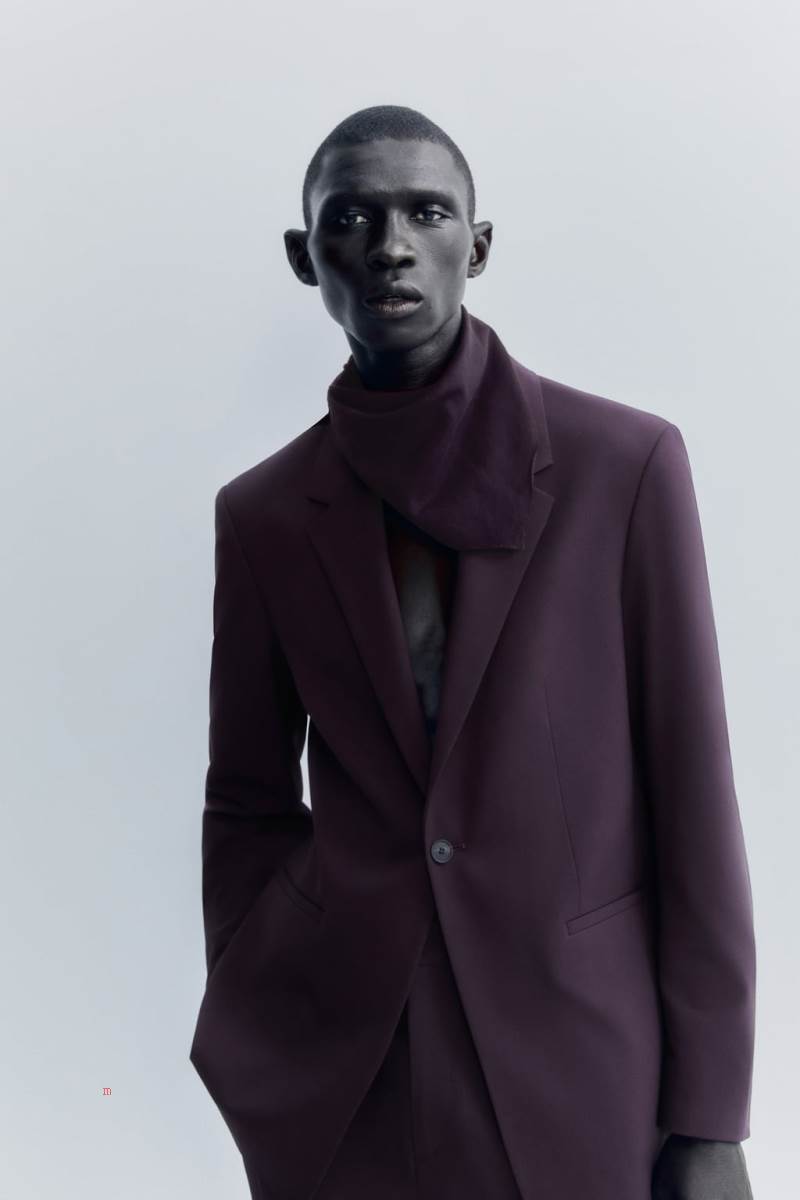 ZARA SUIT Blazers Herr Vinröda | TYBOE-3540