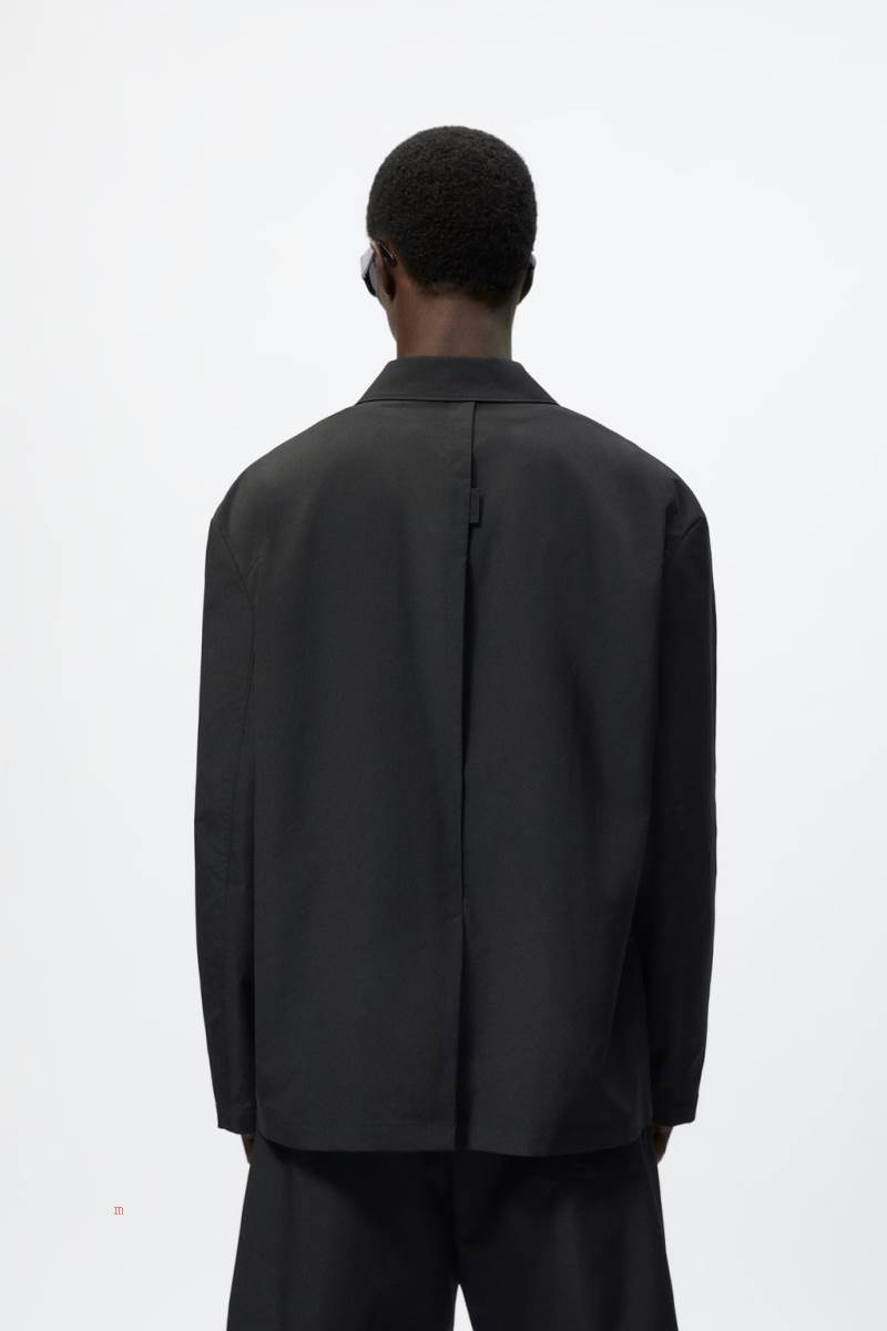 ZARA SUIT TECHNICAL Blazers Herr Svarta | MRNXV-6732