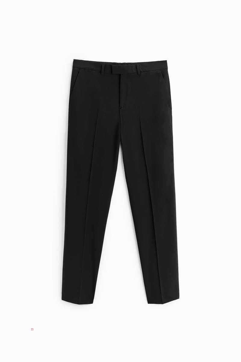 ZARA SUIT TUXEDO Byxor Herr Svarta | CMKYX-4032