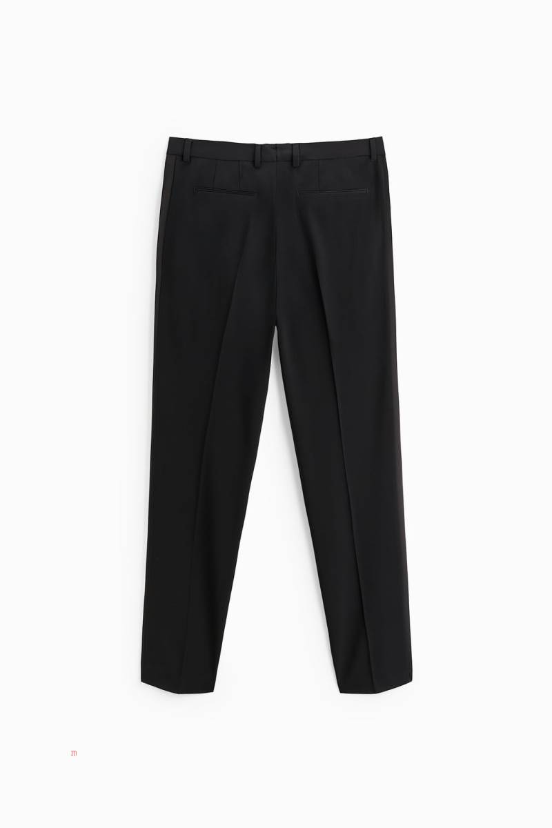 ZARA SUIT TUXEDO Byxor Herr Svarta | CMKYX-4032