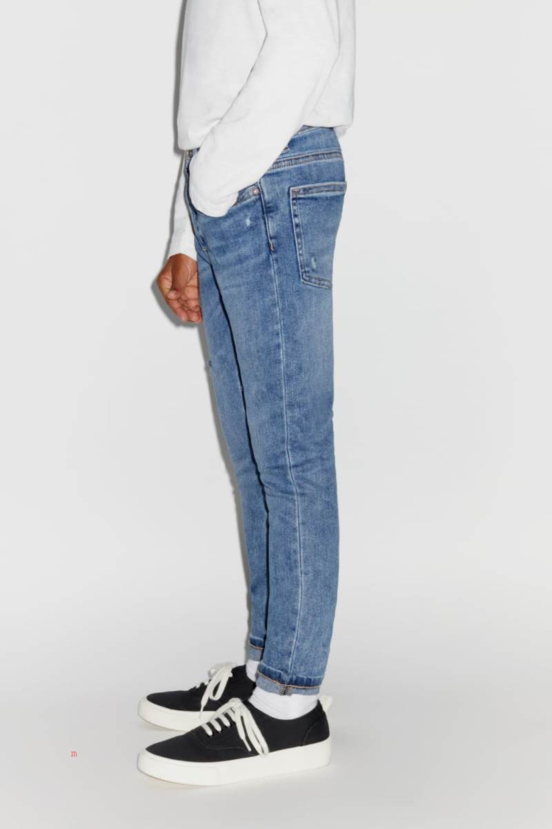 ZARA SUPER ELASTIC PREMIUM Jeans Pojke Blå | XQTWI-4037