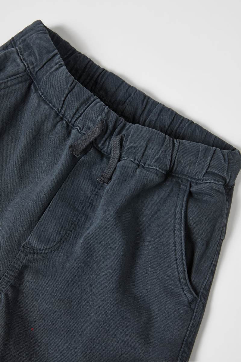 ZARA SUPER STRETCH CARGO Mjukisbyxor Pojke Mörkgrå | WLQTA-1924
