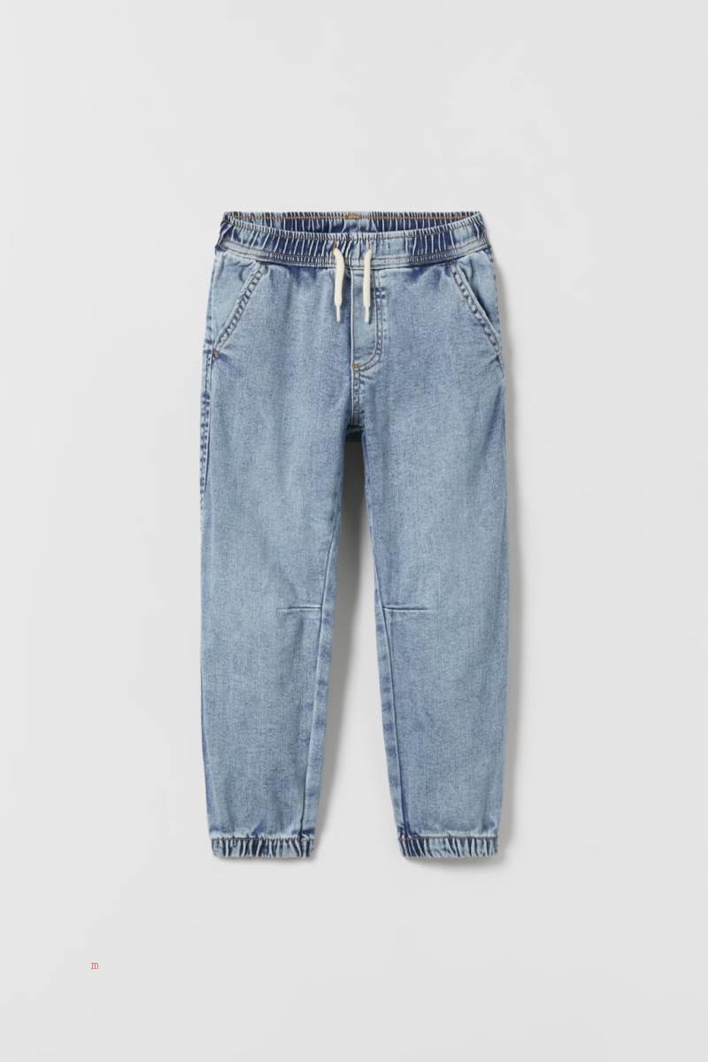 ZARA SUPER STRETCH JOGGER Jeans Pojke Ljusblå | BSKJC-4890