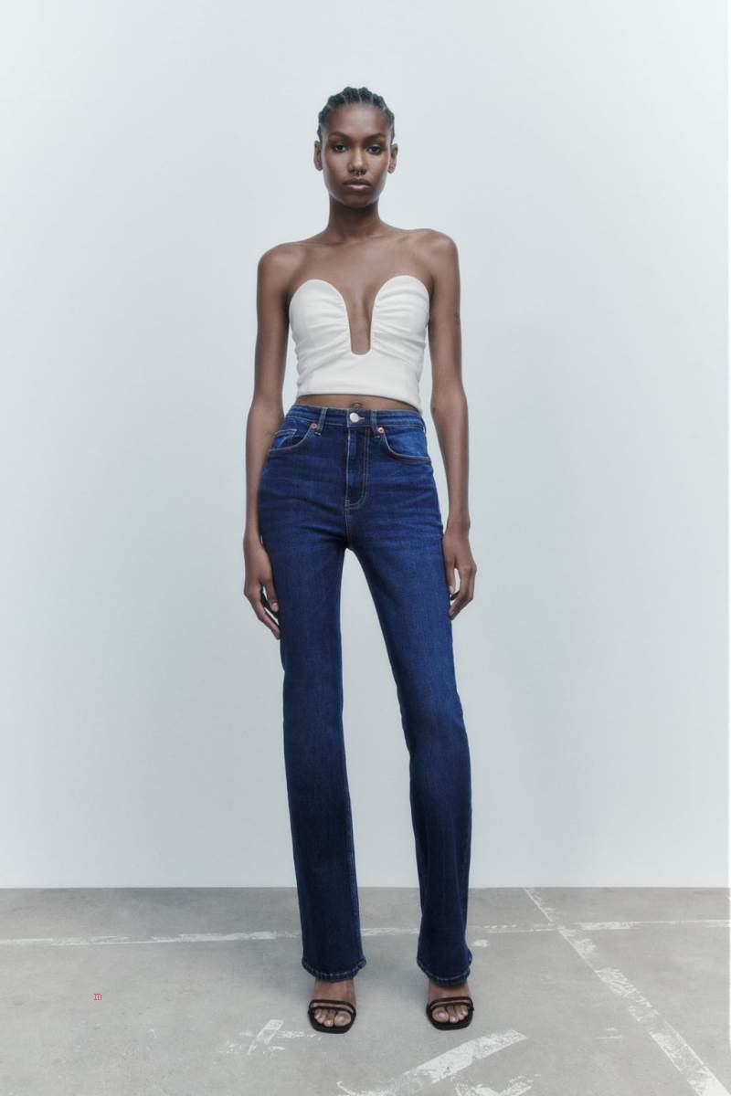 ZARA SWEETHEART NECKLINE Crop Top Dam Vita | IEMLC-3495
