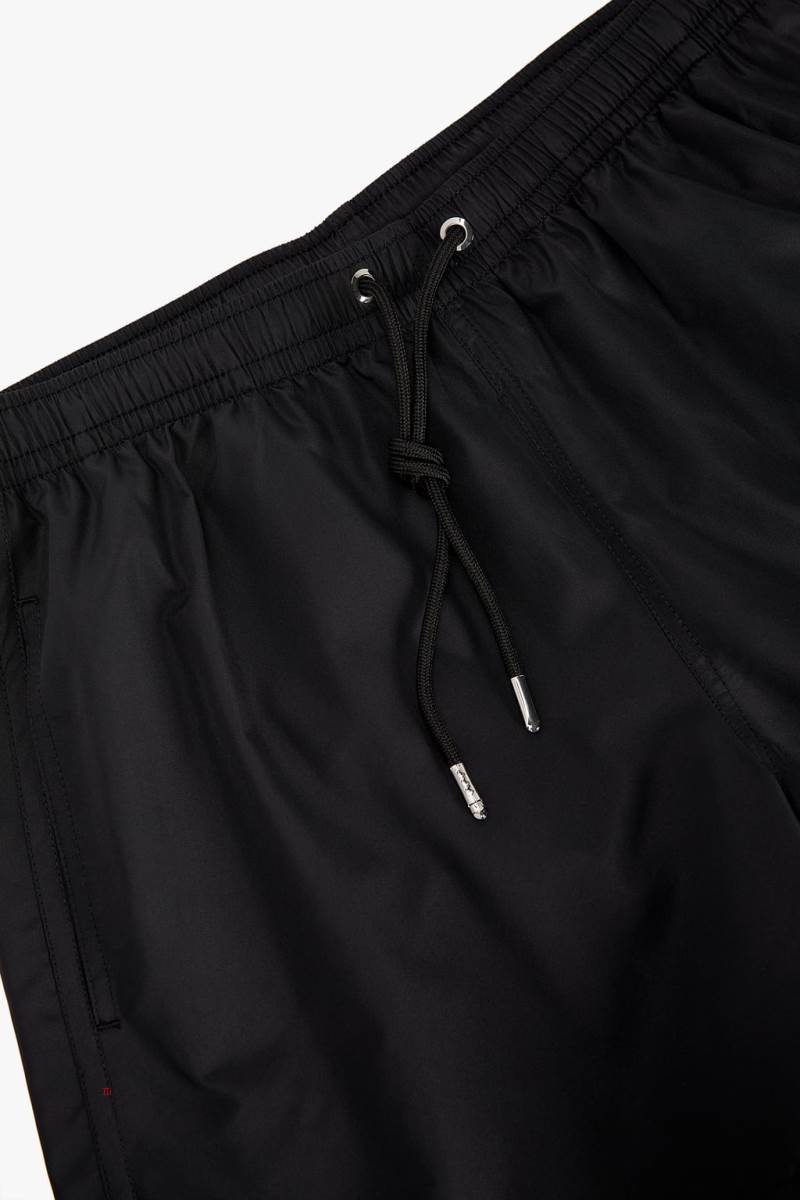 ZARA SWIMMING TRUNKS WITH TRIMS Badkläder Herr Svarta | MQKSB-3105