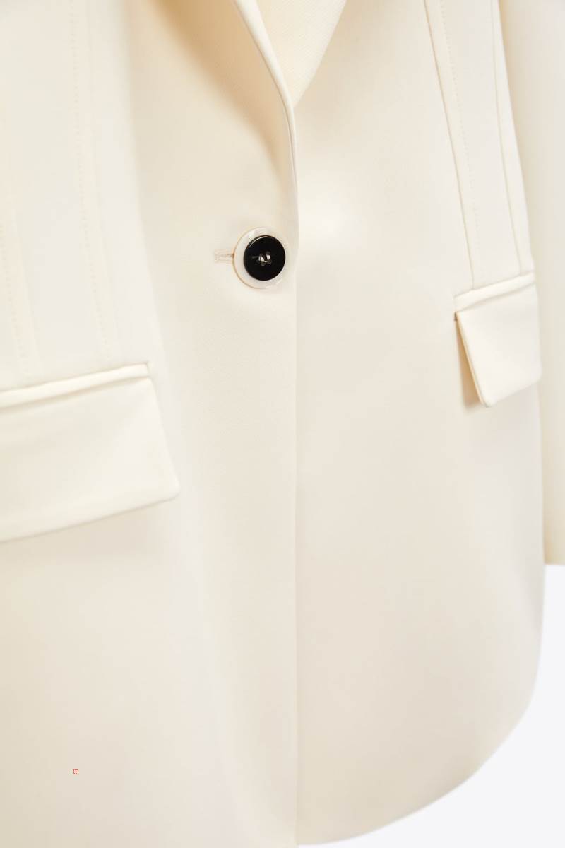 ZARA TAILORED BUTTONED Blazers Dam Grå Vita | SYRZT-1428