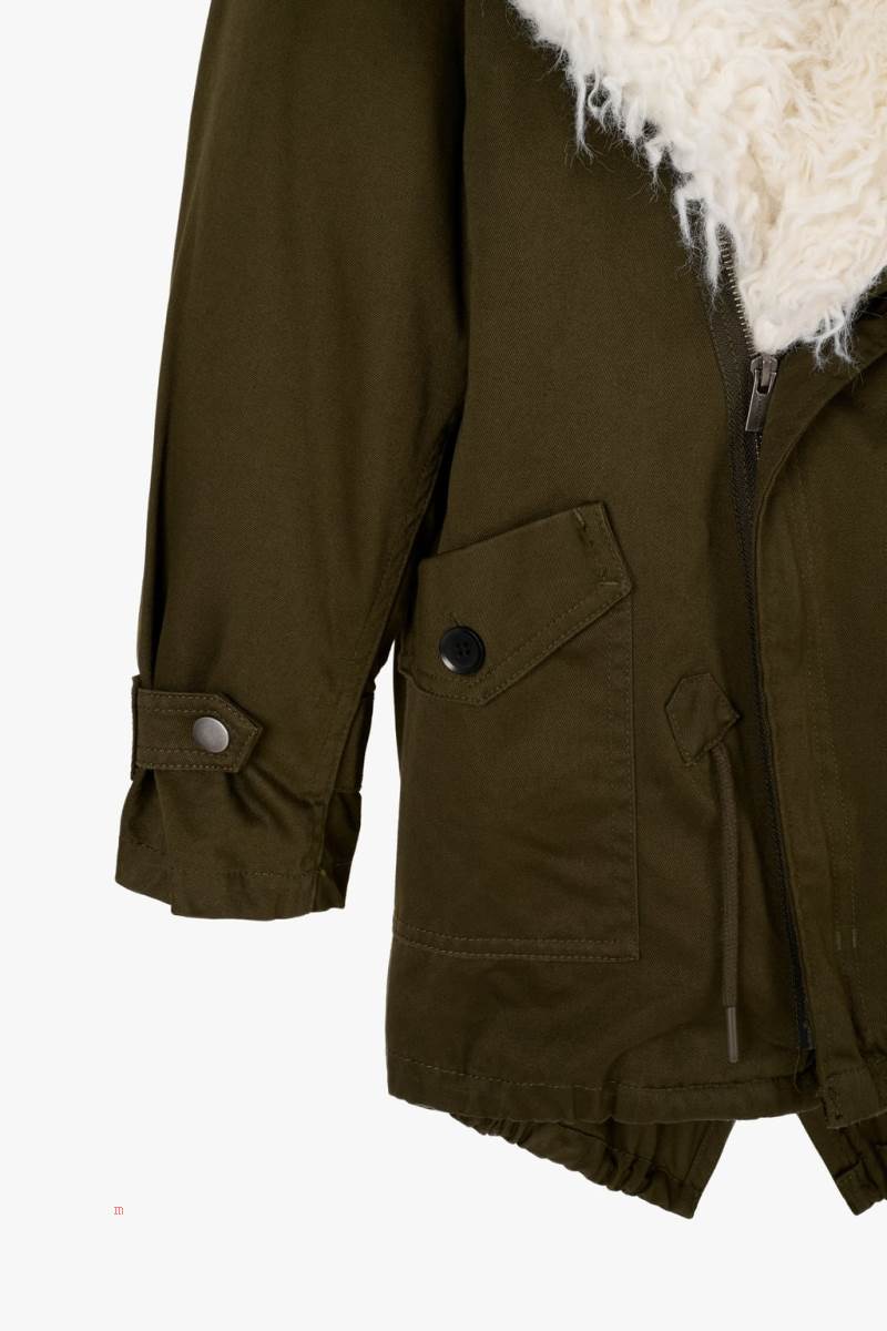 ZARA TCH PRK 05 Vinterjackor Pojke Khaki | ZEDOP-8970