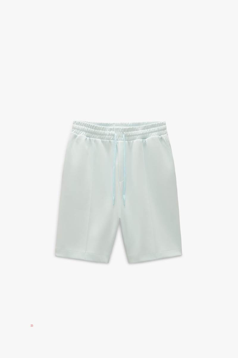 ZARA TECHNICAL BERMUDA Mjukisbyxor Herr Blå | JDHZB-4251