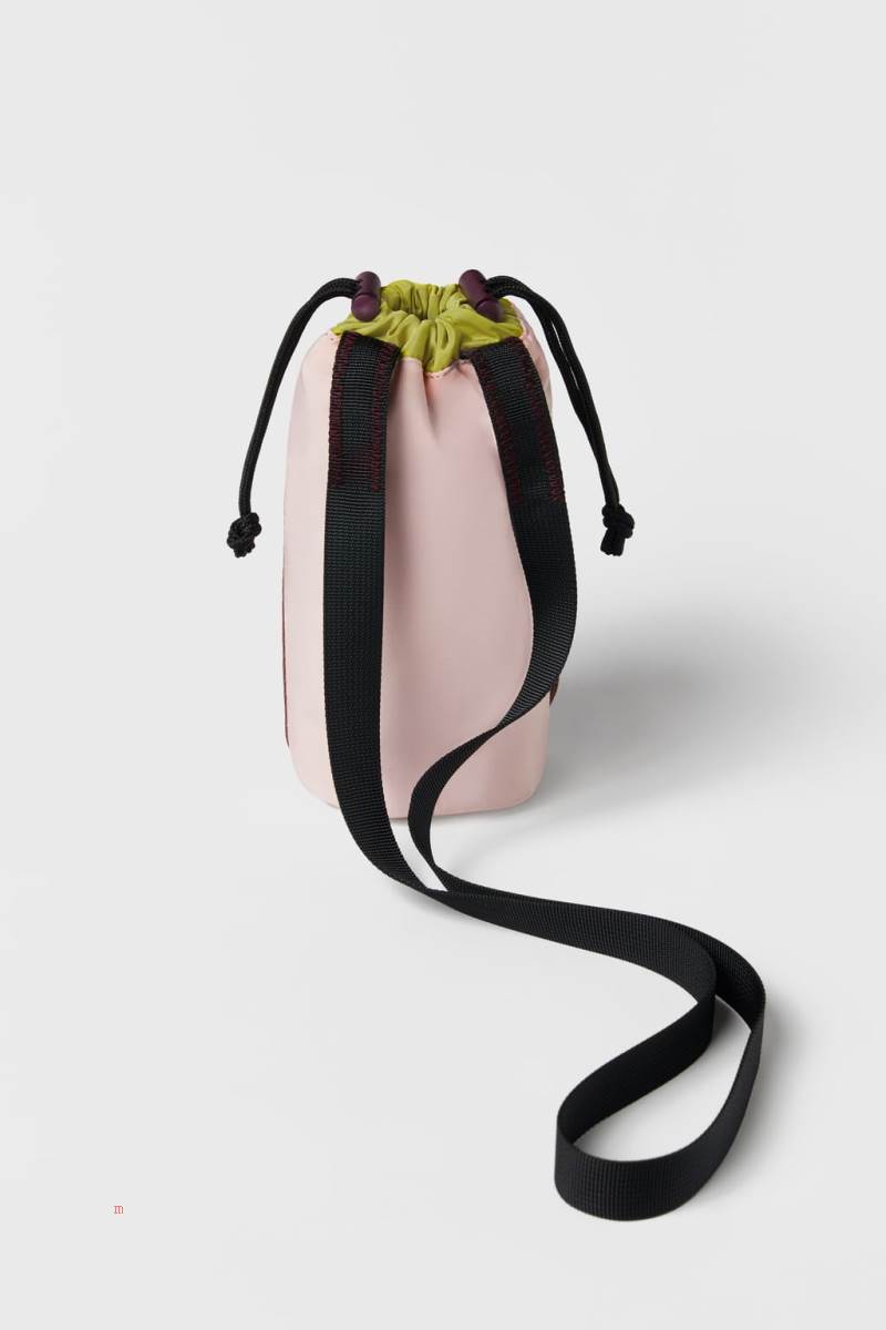 ZARA TECHNICAL BOTTLE HOLDER Handväska Tjej Olika Färger Röda | FYDQO-0492