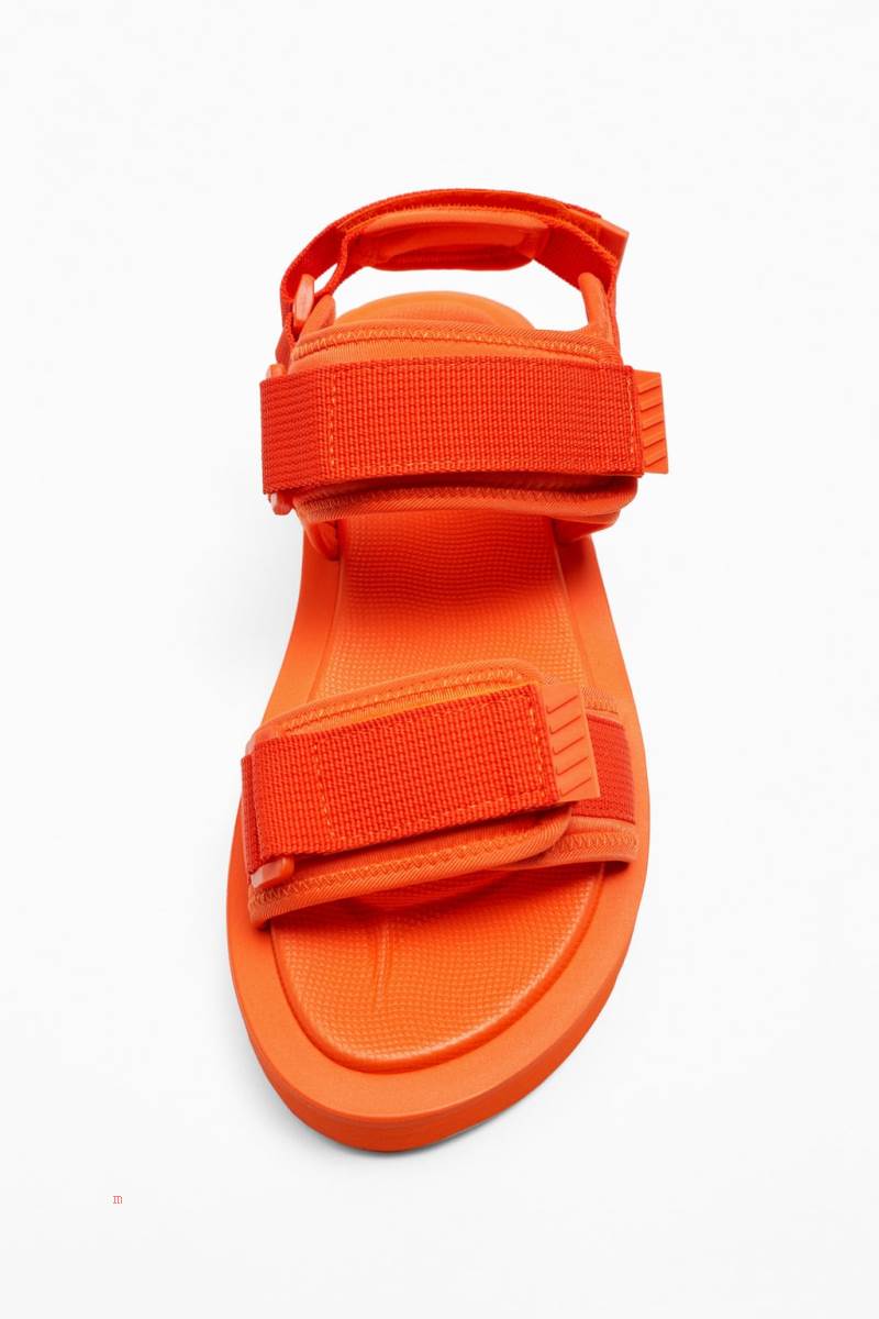 ZARA TECHNICAL CHUNKY SOLE Sandaler Herr Orange | OSMCH-6785