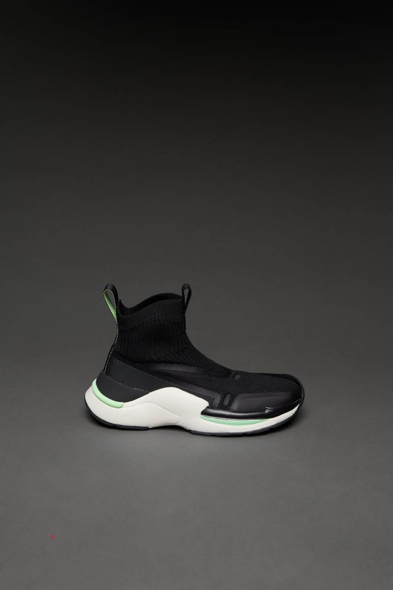 ZARA TECHNICAL HIGH-TOP Sneakers Pojke Svarta | OCHVJ-5093