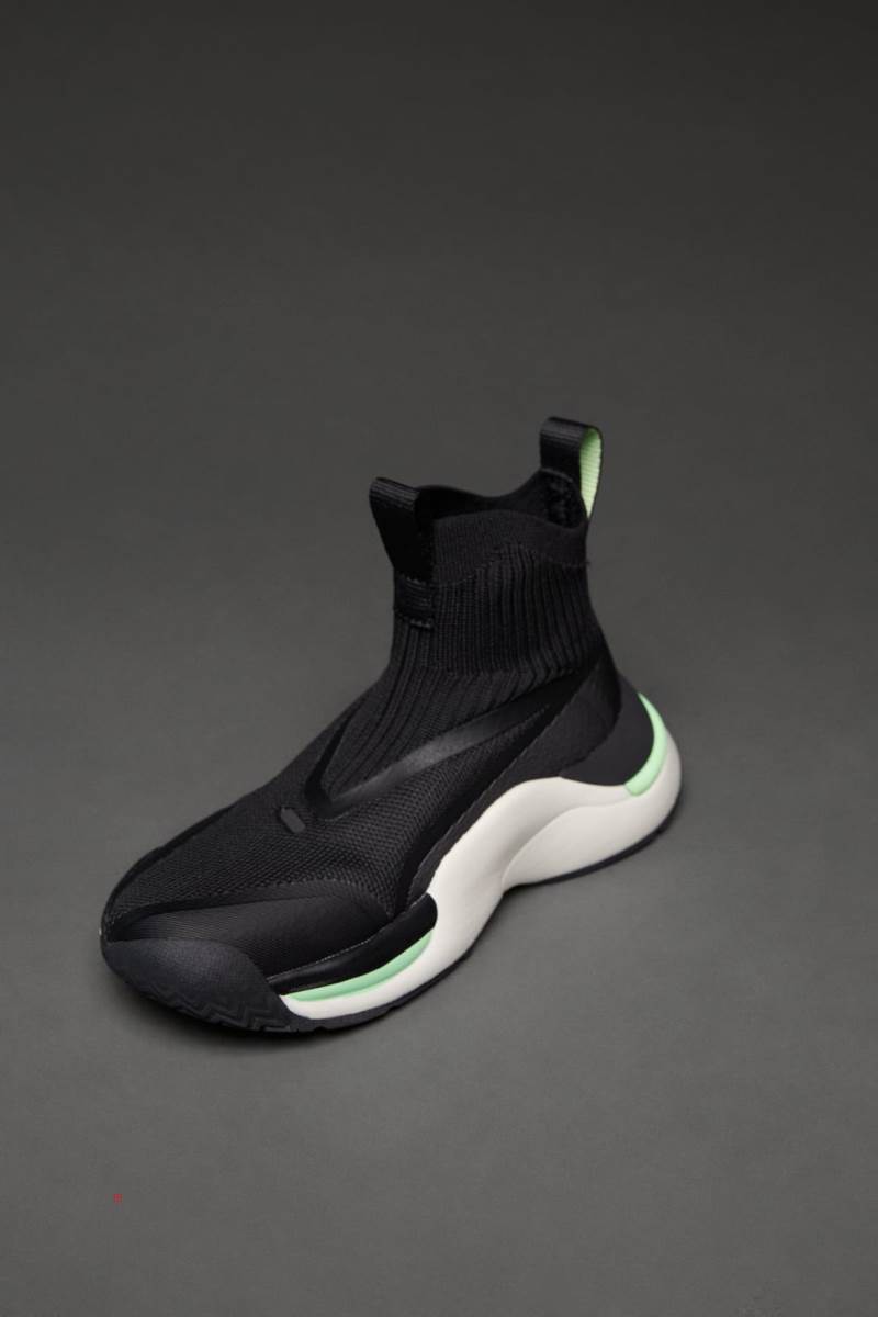 ZARA TECHNICAL HIGH-TOP Sneakers Pojke Svarta | OCHVJ-5093