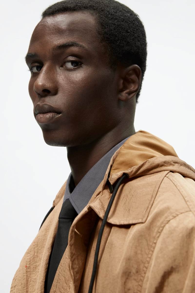 ZARA TECHNICAL PARKA Vinterjackor Herr Bruna | ROPKI-0289