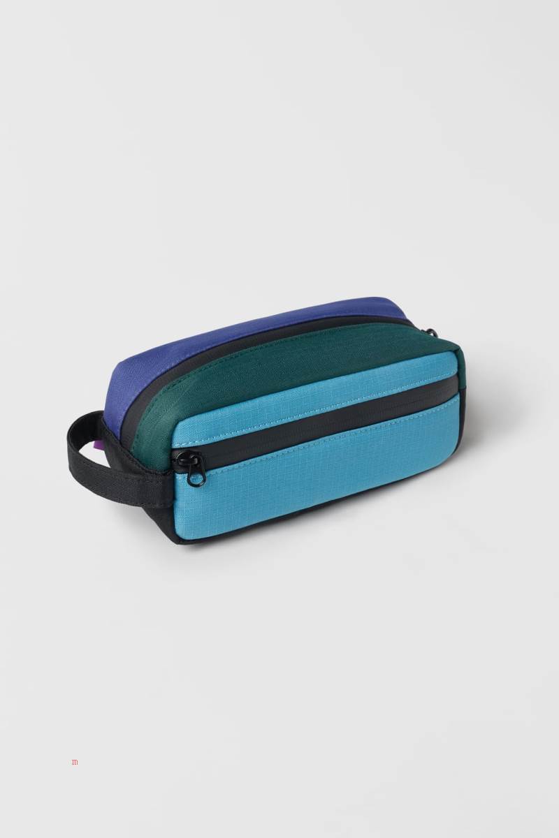 ZARA TECHNICAL PENCIL CASE Handväska Tjej Blå | VNKQC-1364