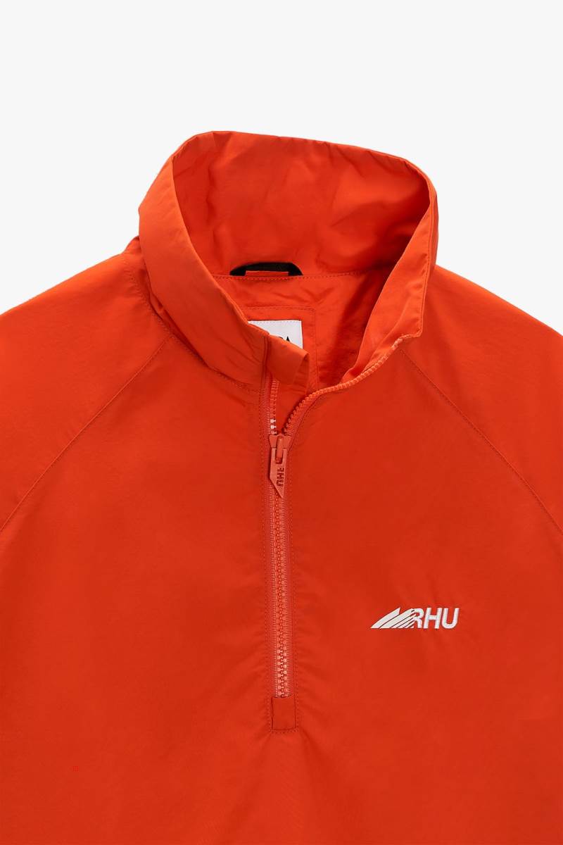 ZARA TECHNICAL X RHUIGI Sweatshirt Herr Orange | WRXEL-2587