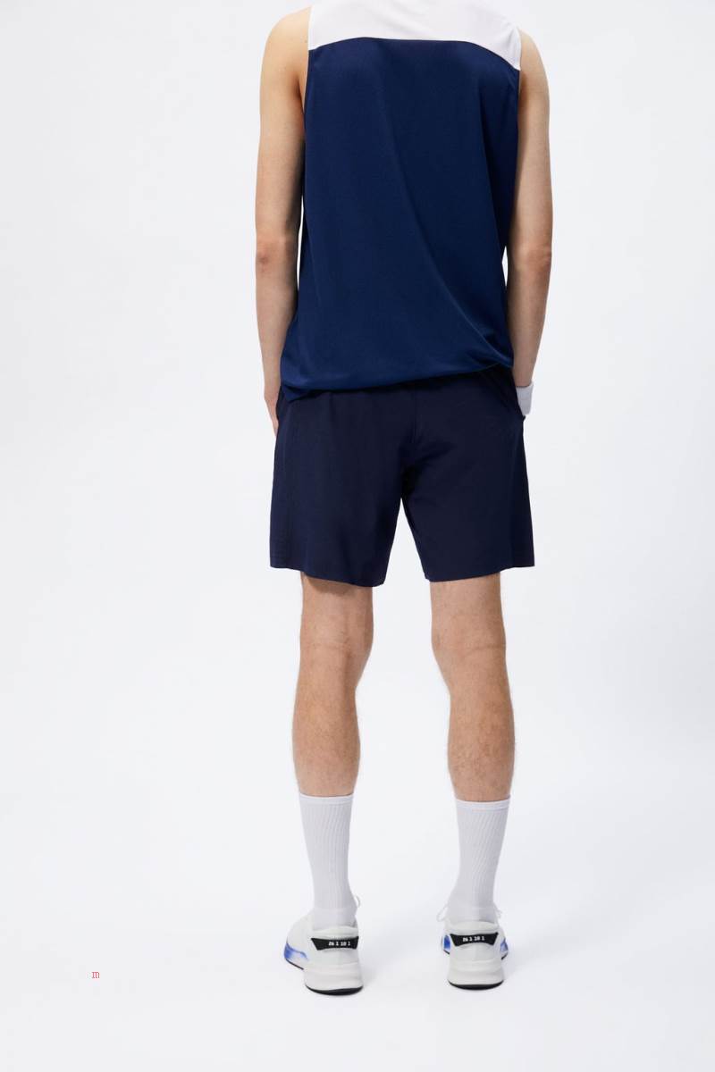 ZARA TENNIS WORKOUT Shorts Herr Marinblå Blå | NHATL-2039