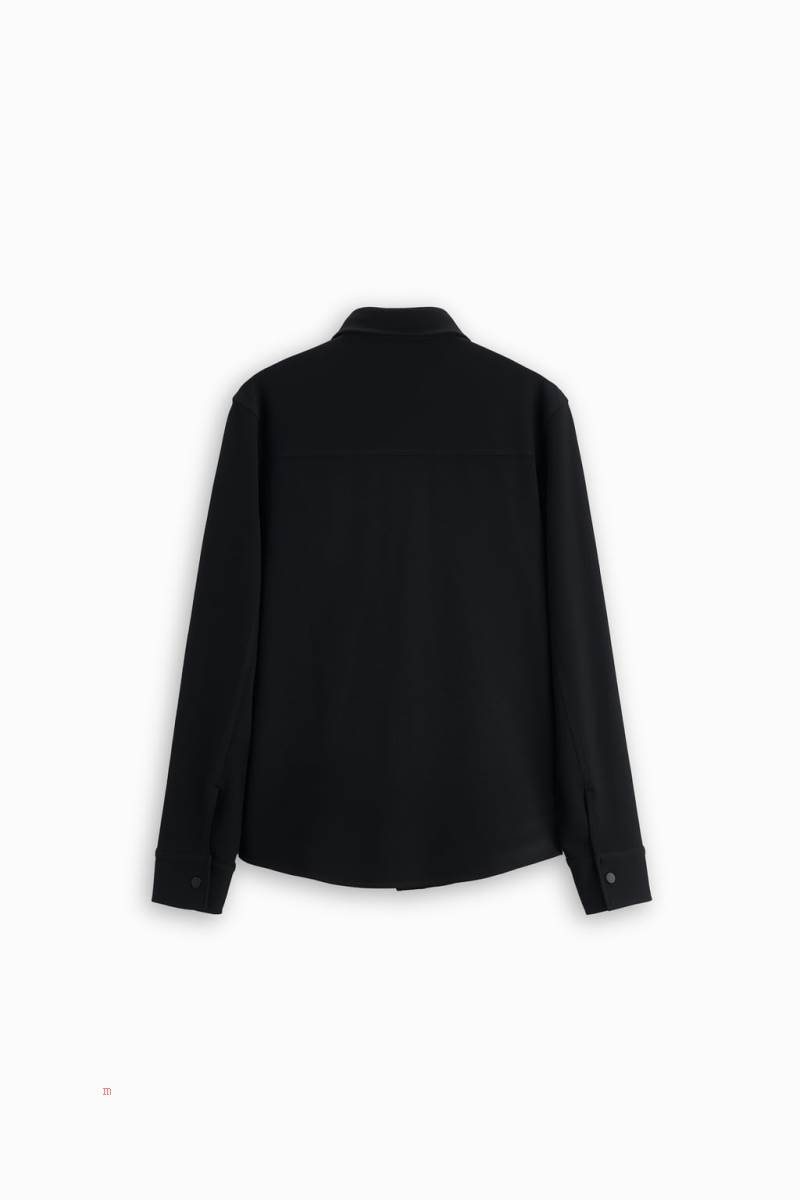 ZARA TEXTURED COMFORT Övertröja Herr Svarta | WAHDG-2183
