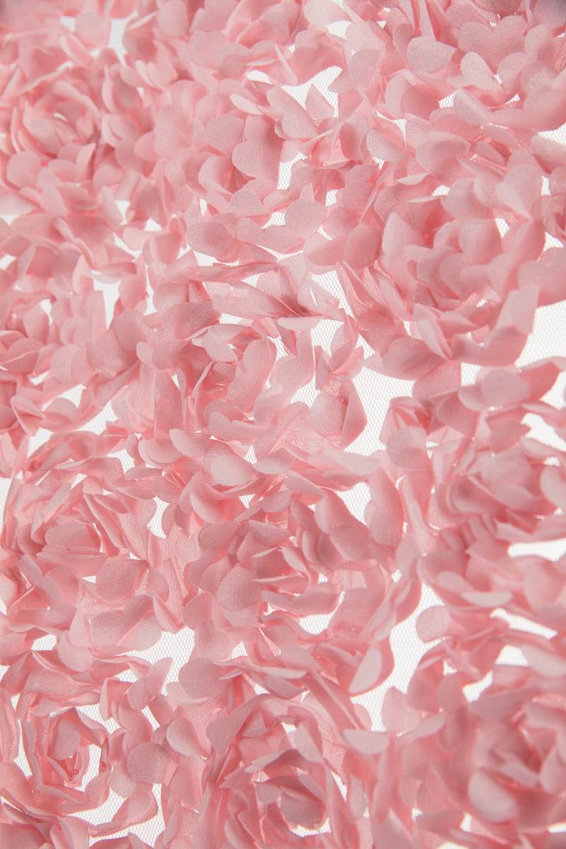 ZARA TEXTURED FLORAL KNIT Rockar Dam Rosa | WMEGP-6019