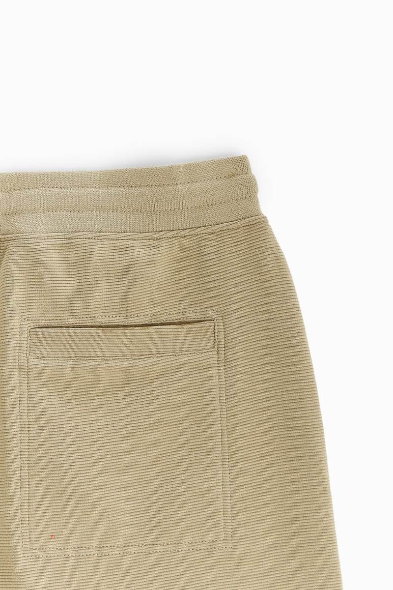 ZARA TEXTURED OTTOMAN BERMUDA Shorts Herr Bruna | NSABV-3280