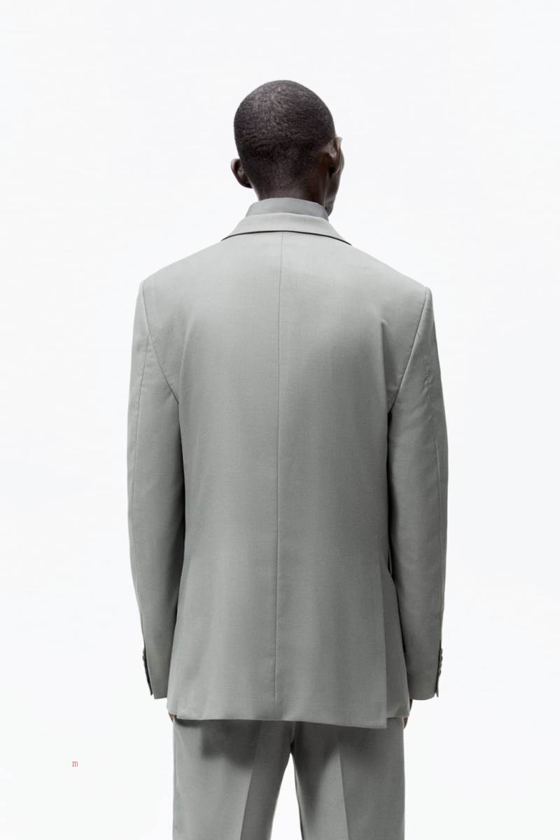 ZARA TEXTURED SUIT Blazers Herr Olivgröna Gröna | EKXHN-1526