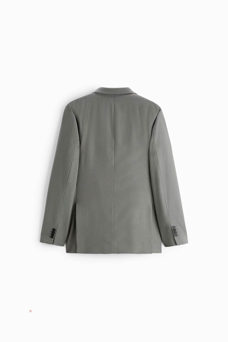 ZARA TEXTURED SUIT Blazers Herr Olivgröna Gröna | EKXHN-1526
