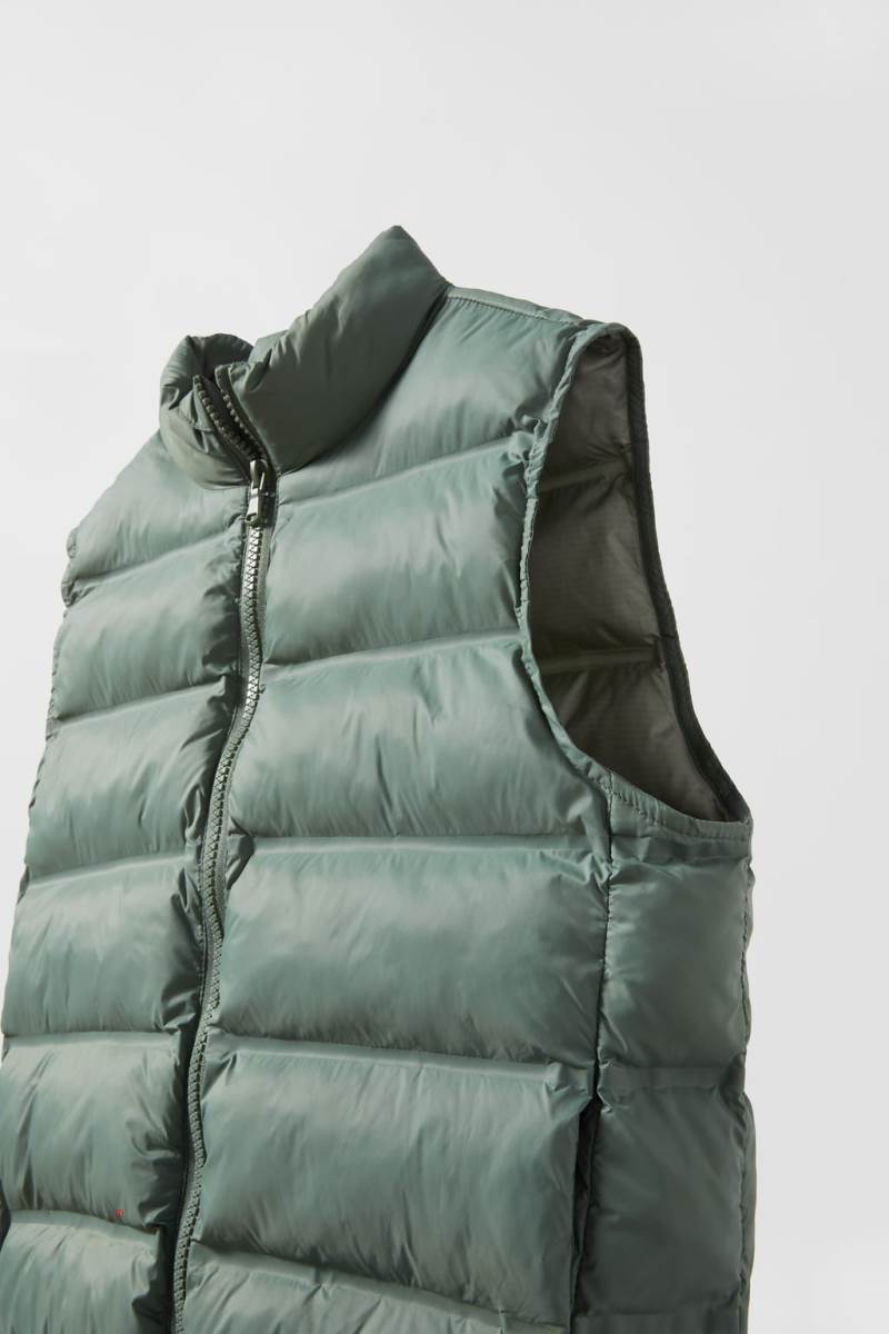 ZARA THERMO-SEALED PUFFER Kostym Gilet Pojke Gröna | PUXKS-0267