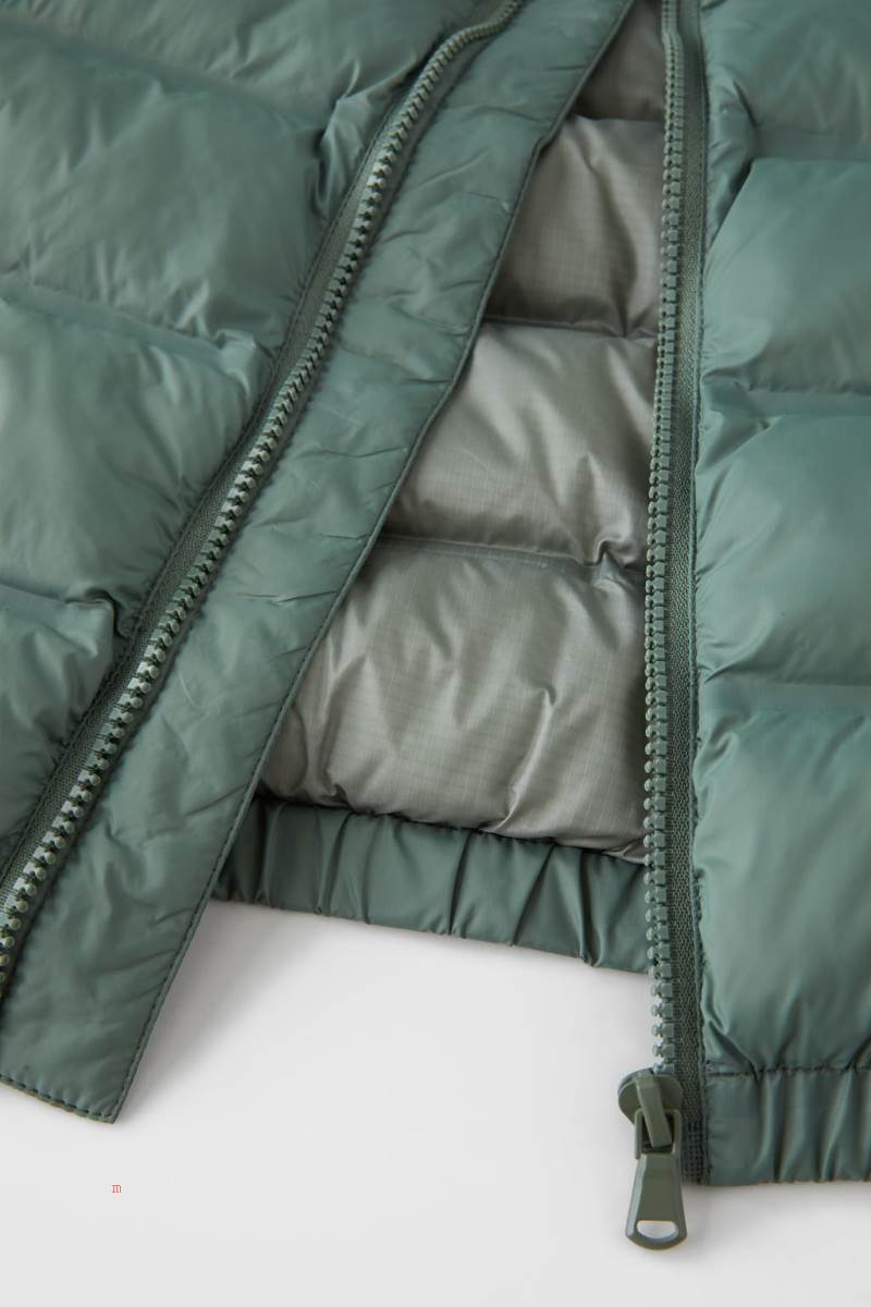 ZARA THERMO-SEALED PUFFER Kostym Gilet Pojke Gröna | PUXKS-0267