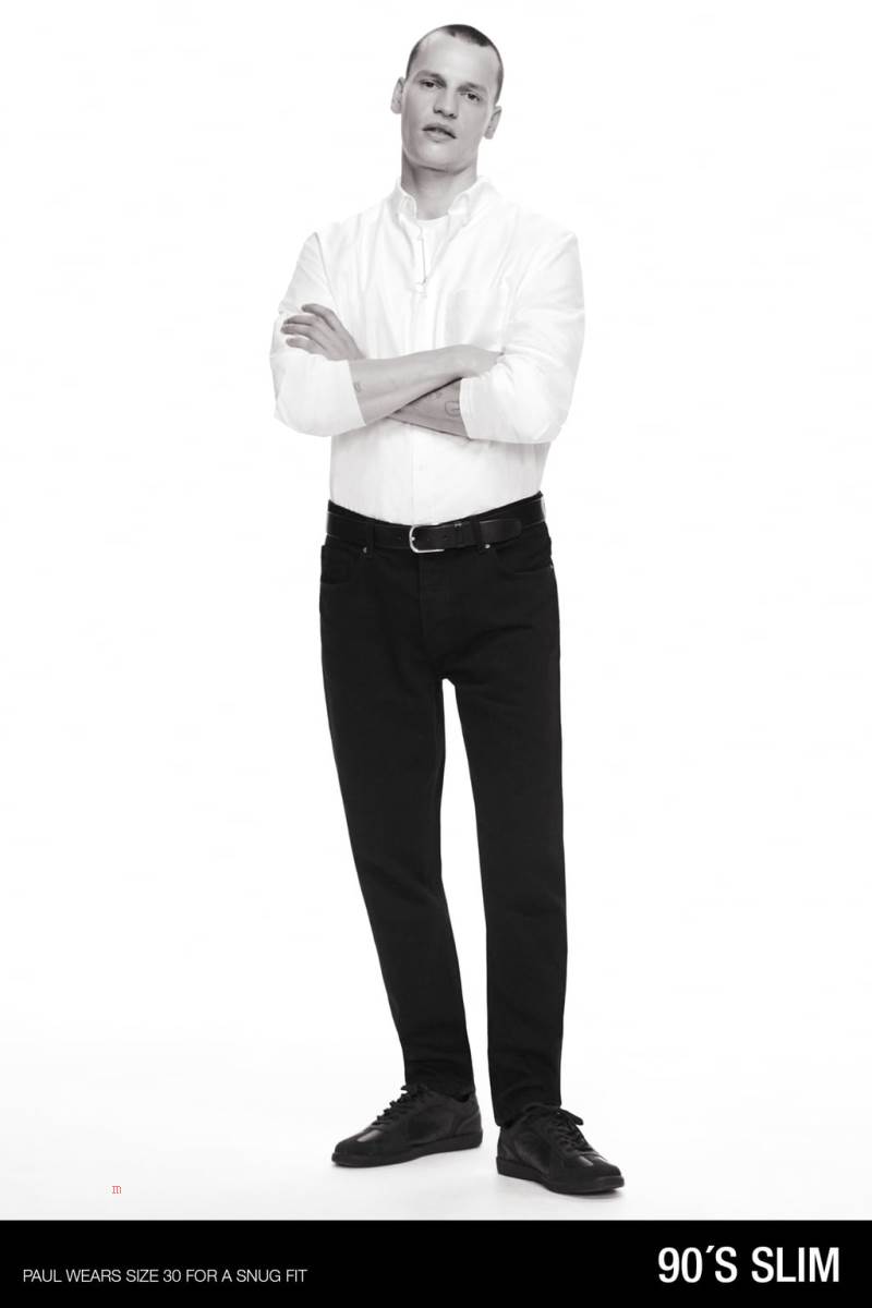 ZARA THE 90S SLIM FIT Jeans Herr Mörkgrå | MPSLD-8174