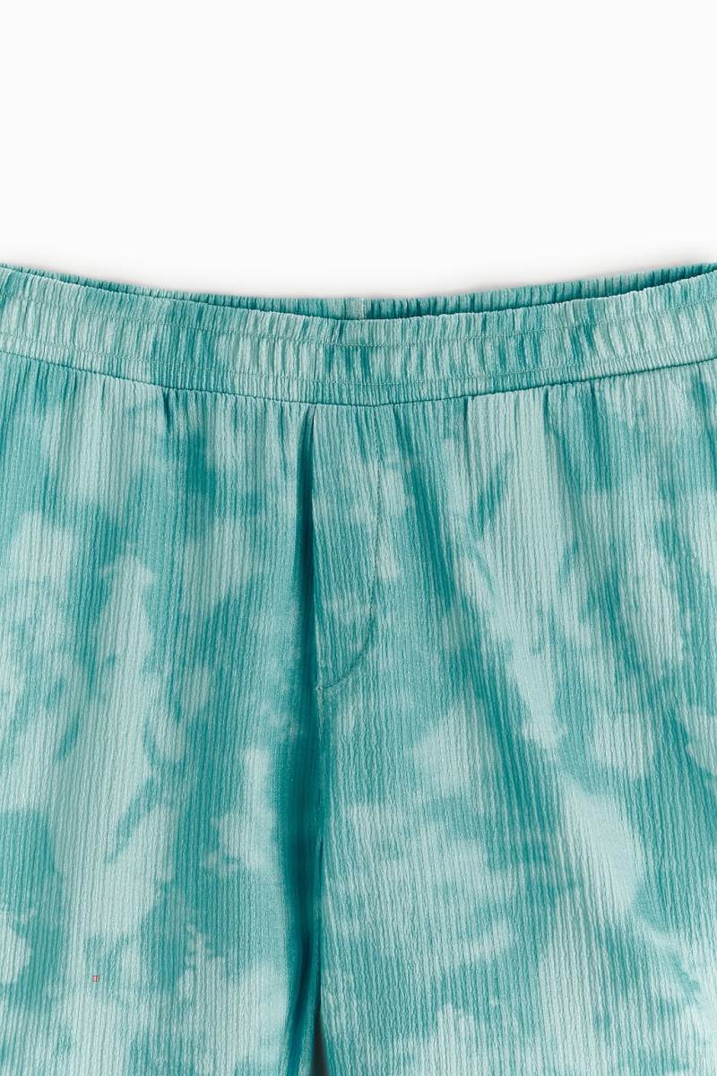 ZARA TIE-DYE PRINT BERMUDA Shorts Herr Turkos | BIEVK-3059