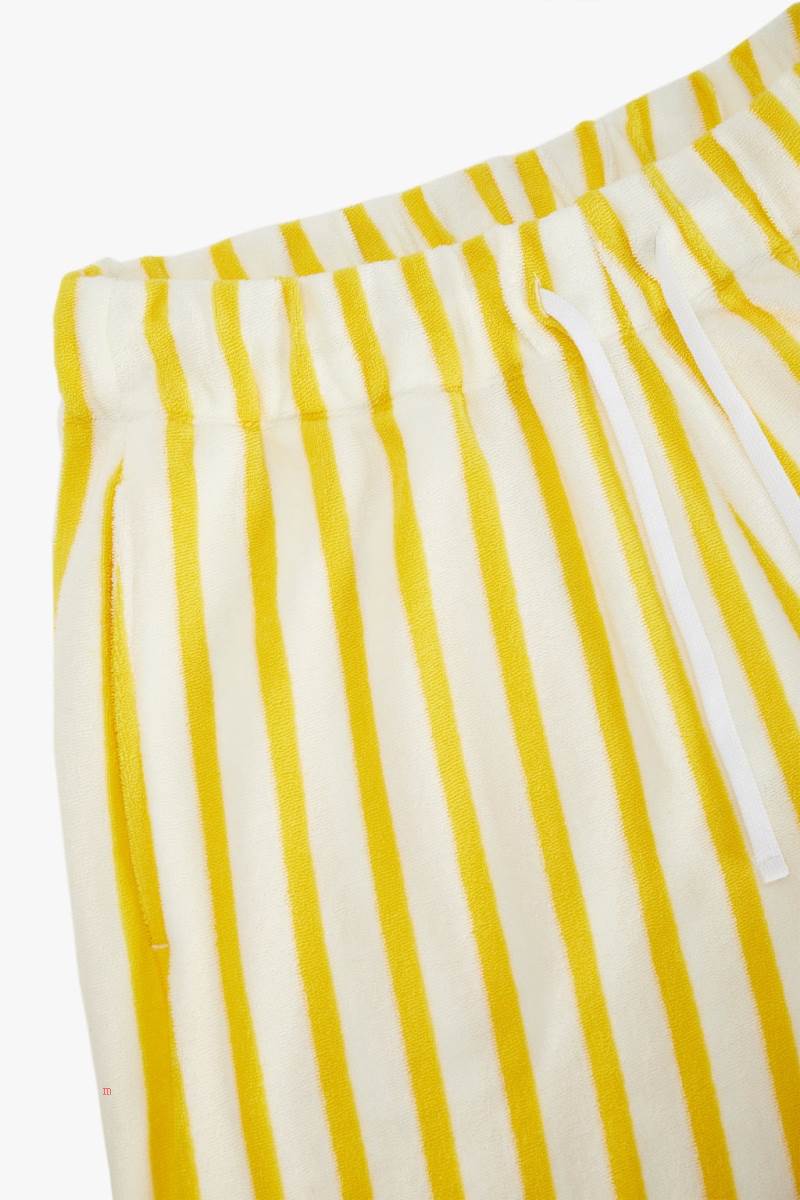 ZARA TOWELLING X THE STANDARD BERMUDA Shorts Herr Gula | WHLOJ-4231