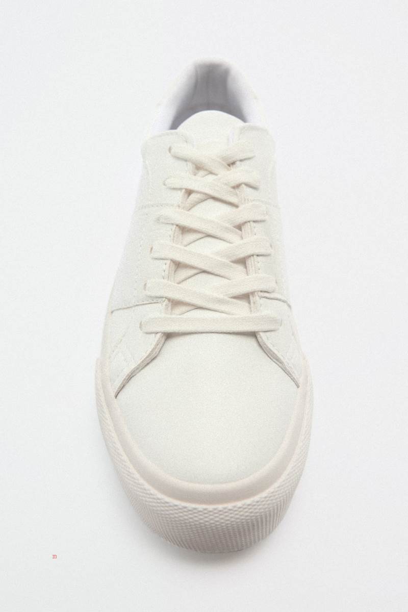 ZARA TRAINERS Träningsskor Dam Vita | YGXUA-7824