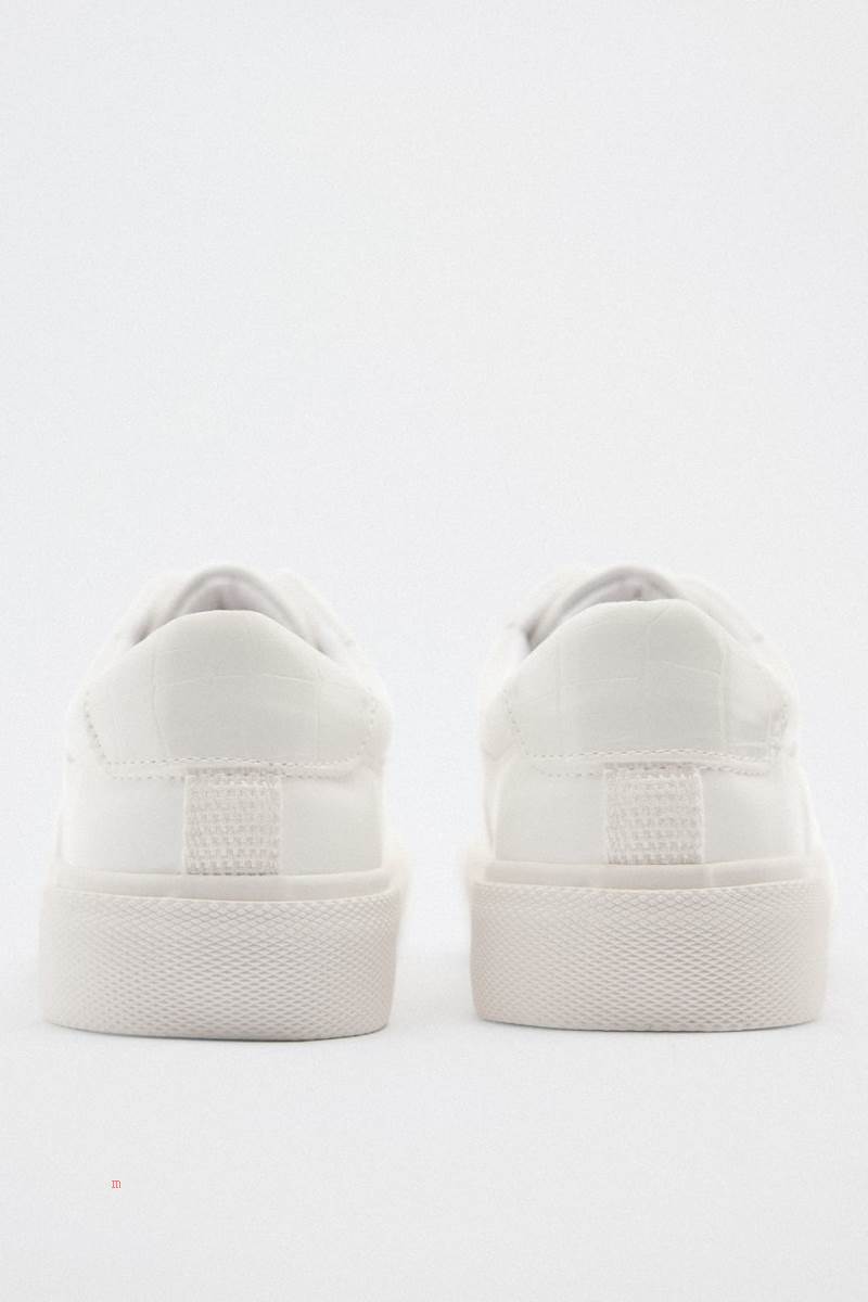 ZARA TRAINERS Träningsskor Dam Vita | YGXUA-7824