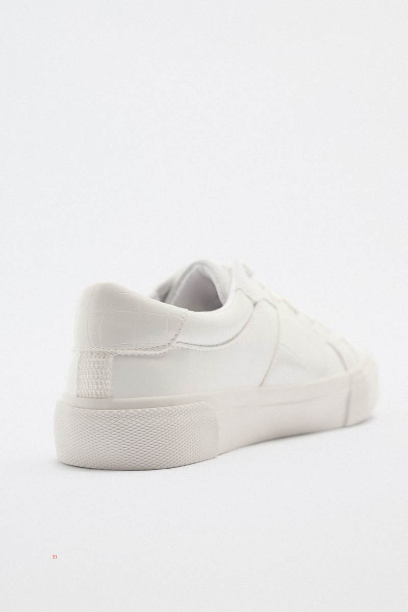 ZARA TRAINERS Träningsskor Dam Vita | YGXUA-7824