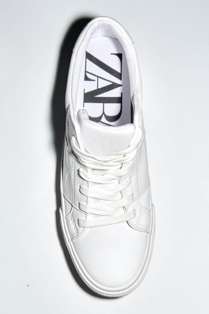 ZARA TRAINERS Träningsskor Dam Vita | YGXUA-7824