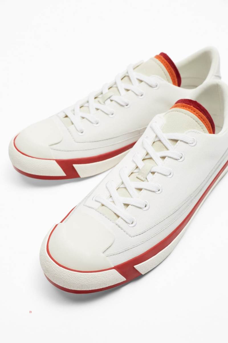 ZARA TRAINERS Träningsskor Herr Olika Färger Röda | BTVJU-5293