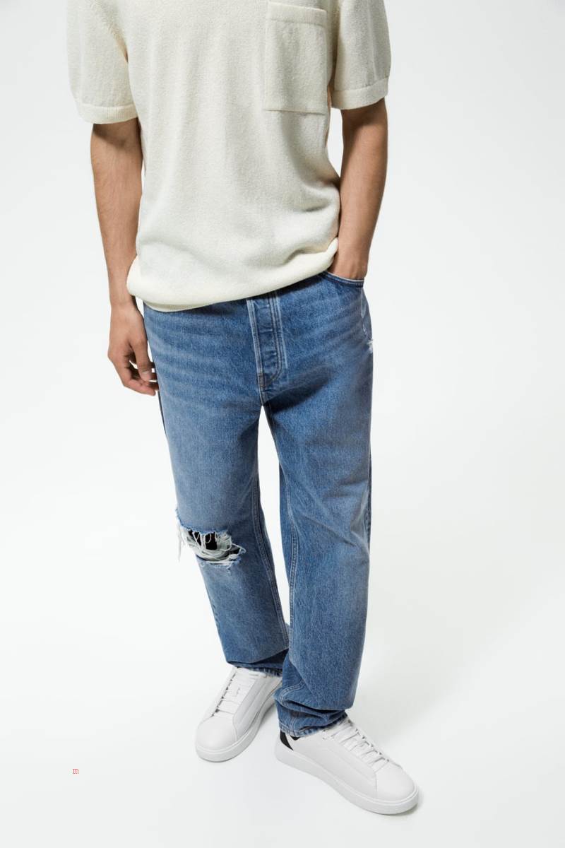 ZARA TRAINERS WITH HIDDEN LACES Träningsskor Herr Vita | BQOXL-5320