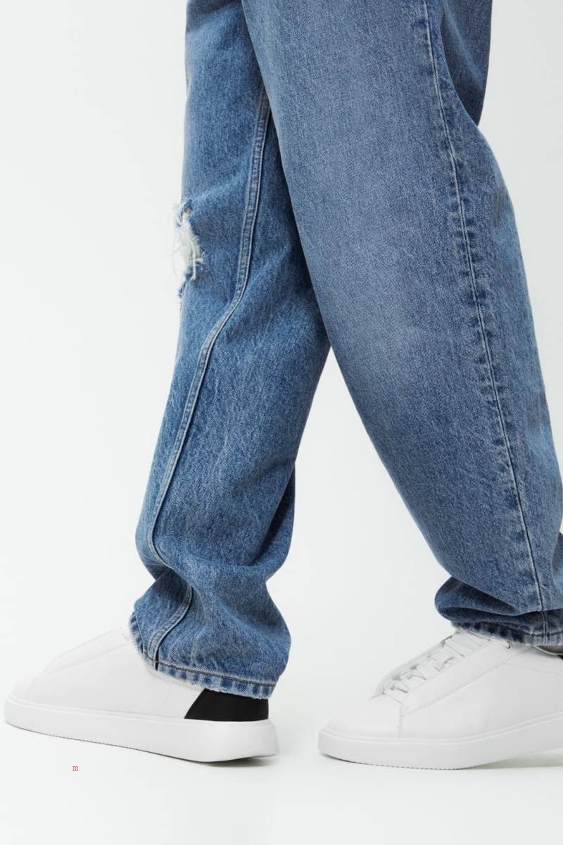 ZARA TRAINERS WITH HIDDEN LACES Träningsskor Herr Vita | BQOXL-5320