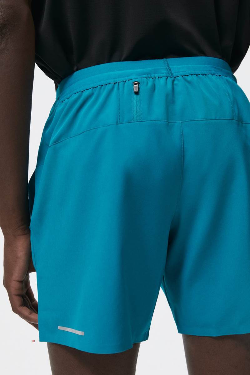 ZARA TRAINING Shorts Herr Blå | ABWXC-1643