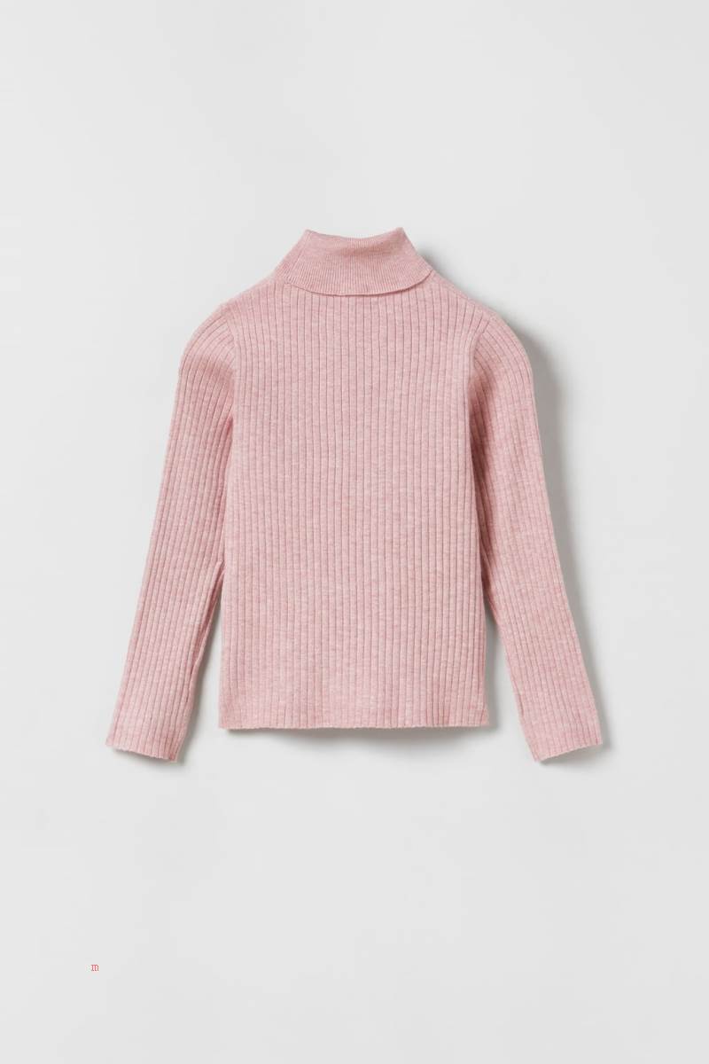 ZARA TURTLENECK Tröjor Tjej Rosa | DCKYI-3972