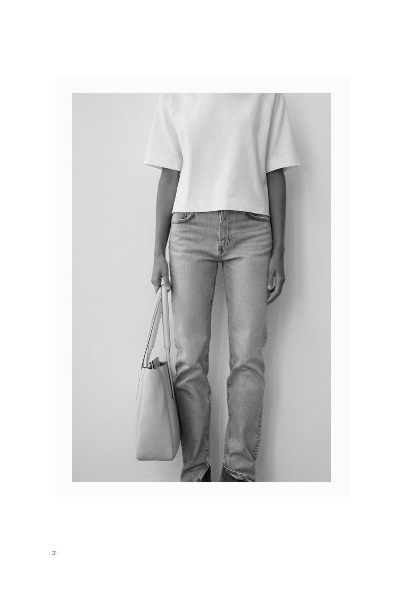 ZARA Tote Bag Toteväska Dam Vita | ADYXF-8469