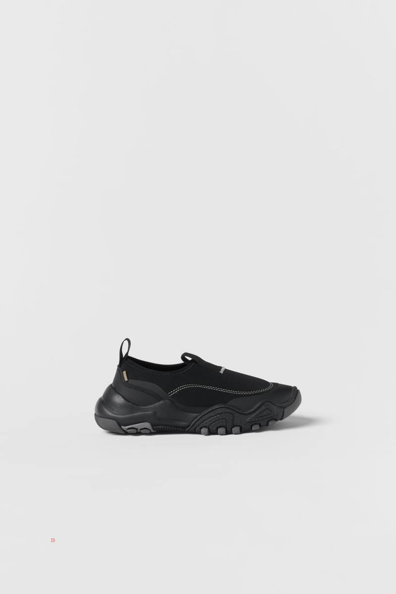 ZARA Trainer Träningsskor Tjej Svarta | WFKNB-5879