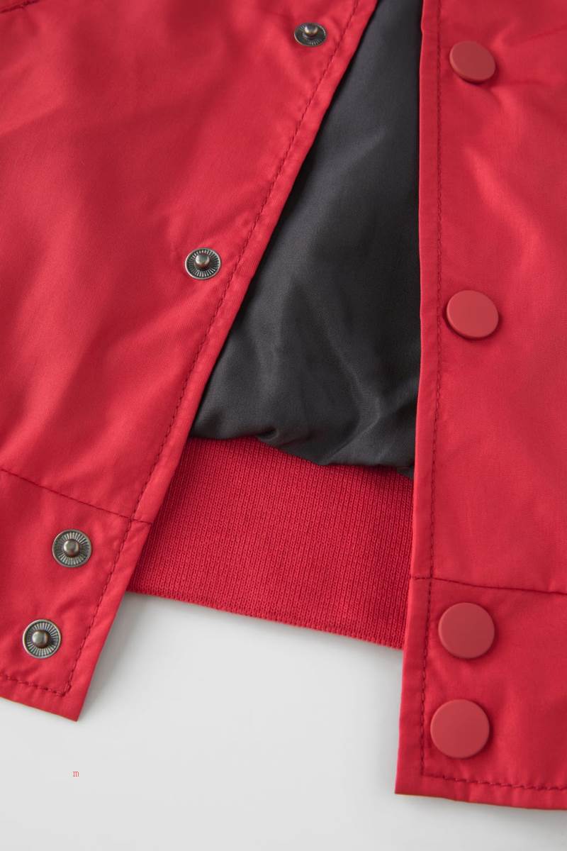 ZARA VARSITY NYLON Jacka Pojke Röda | GUESV-6754