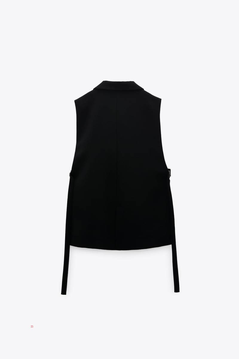 ZARA VENTS Kostym Väst Dam Svarta | FZTQN-6230