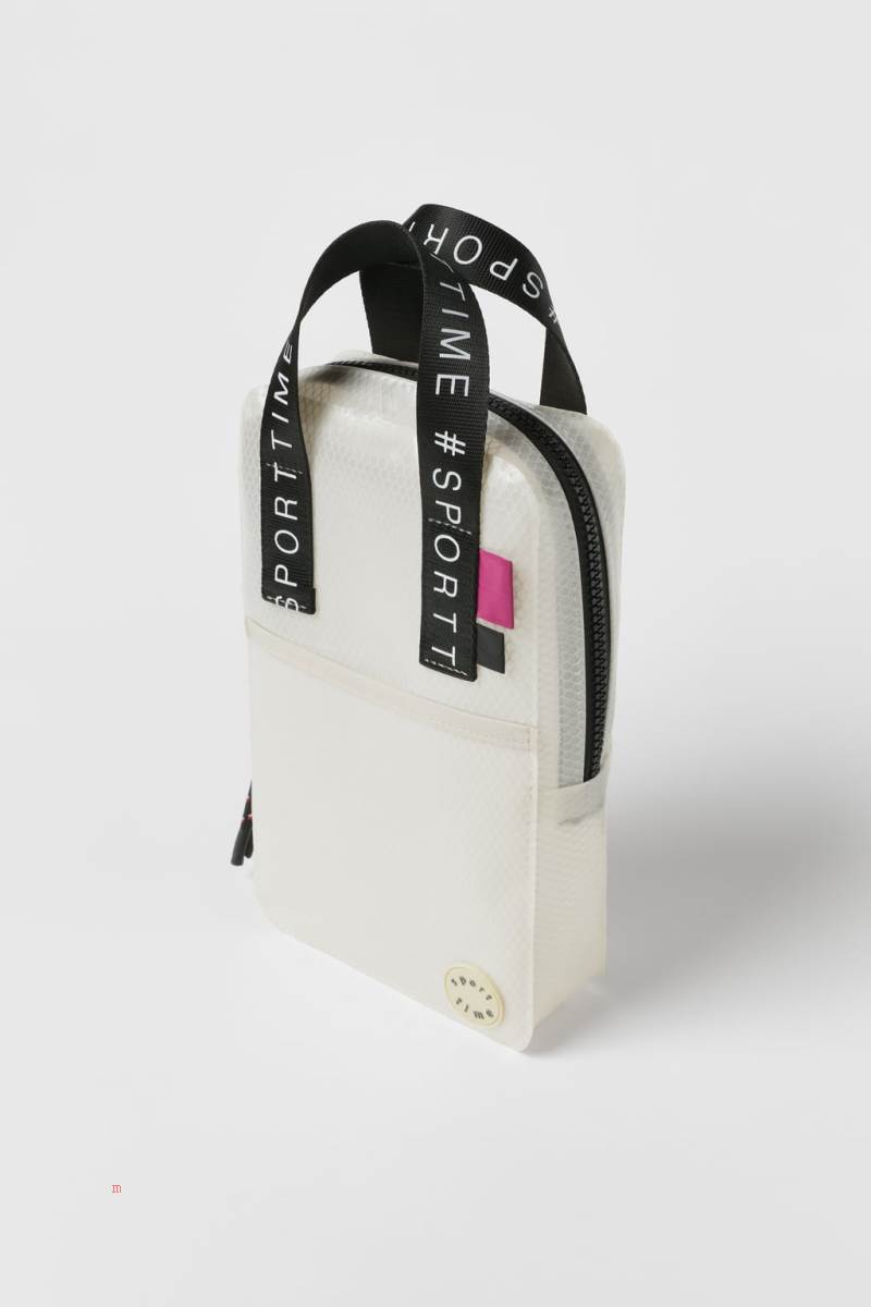 ZARA WATER-REPELLENT BATHROOM BAG Handväska Tjej Lila | PBGWJ-6297